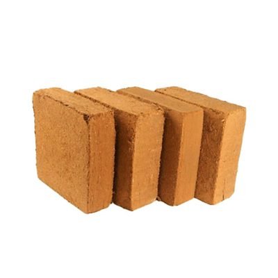 Compressed 5 kg coco peat blocks